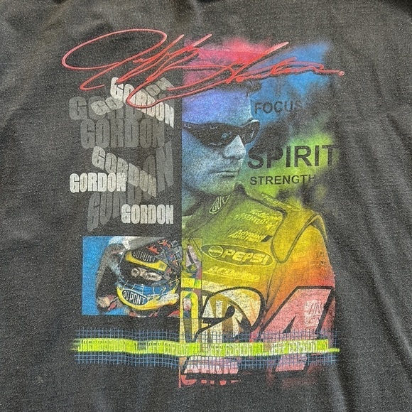 Vintage NASCAR Jeff Gordon Racing T-Shirt, Size L - Picture 3 of 5